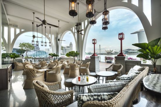 The Fullerton Bay in Singapur:  The Clifford Pier (Alfresco Area I)