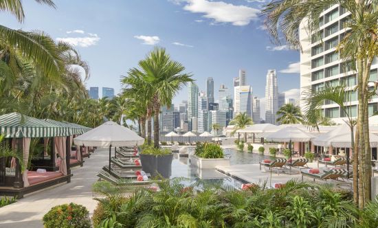 Mandarin Oriental in Singapur:  Swimming Pool