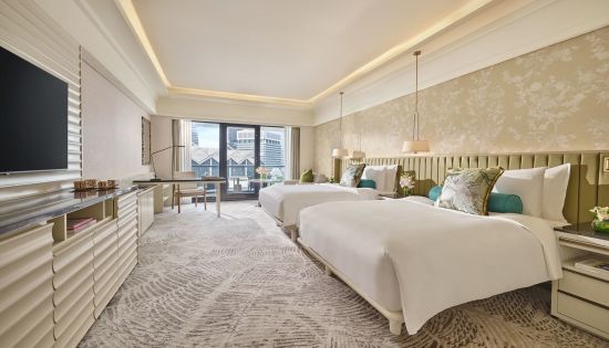 Mandarin Oriental in Singapur:  Premier Balcony