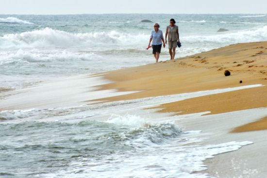 Aditya Resort in Hikkaduwa: beach: