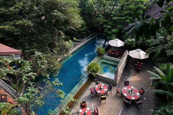Ariyasom Villa in Bangkok:  pool area