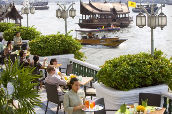 Mandarin Oriental in Bangkok:  The Verandah Breakfast Terrace