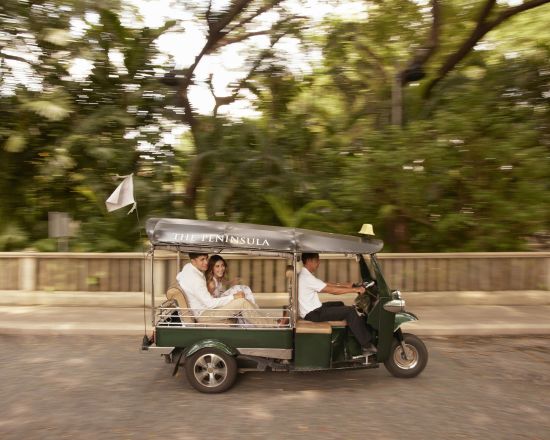 The Peninsula Bangkok:  Tuk tuk