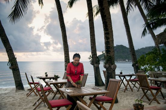 Anantara Rasananda Koh Phangan Villas à Ko Phangan:  The Bistro at The Beach