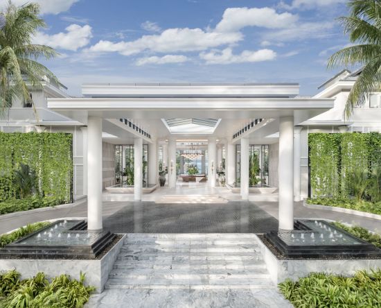 Centara Reserve Samui in Ko Samui:  Lobby entrance