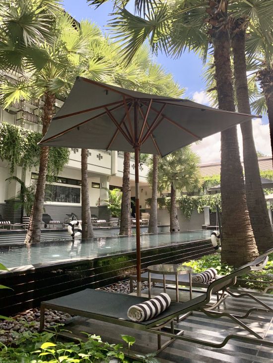 Shinta Mani Angkor in Siem Reap:  Lap Pool Angkor Wing