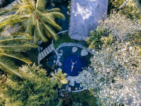 Atmosphere Resort in Negros:  Sanctuary Spa from above