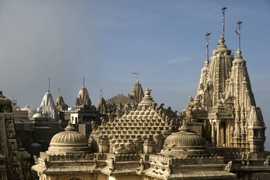 L'état inconnu de Gujarat de Ahmedabad: Palitana: Jain Temple