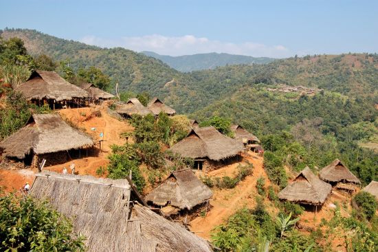 Tribus montagnardes de Kyaing Tong: Kyaing Tong: area view