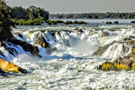 Traversée du sud du Laos à Angkor de Pakse: Champasak: Khone Phapheng Falls