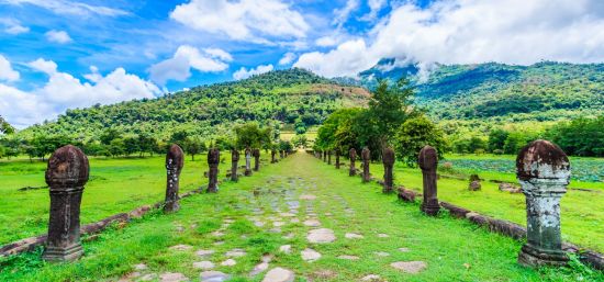 Le sud ravissant du Laos de Pakse: Champasak: Wat Phu is the UNESCO world heritage site