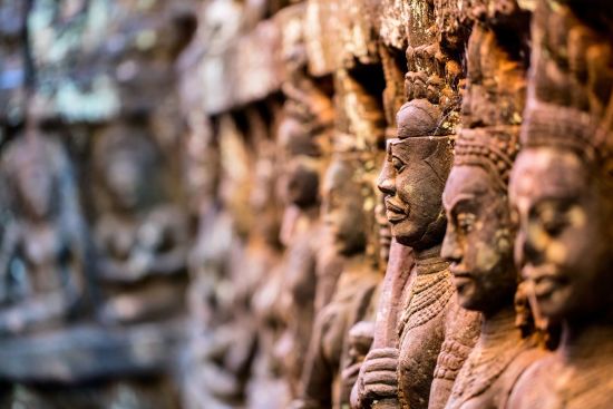 Les hauts lieux du Cambodge de Siem Reap: Siem Reap: Terrace of the Leper King Angkor