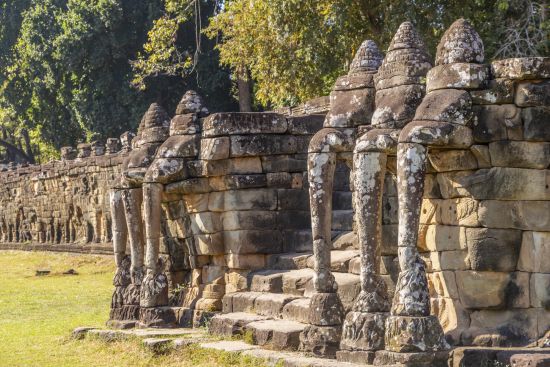 Angkor mystique de Siem Reap: Terrace of elephants