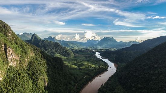 Les beautés naturelles du nord du Laos de Luang Prabang: Laos Mountain View Nong Khiaw