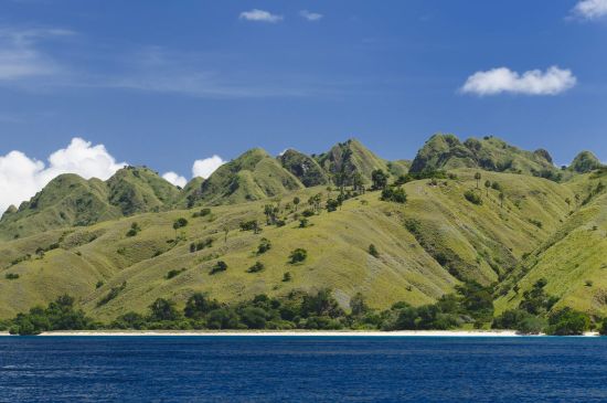 Komodo - Inseln der Warane ab Labuan Bajo: Komodo National Park | view from the sea