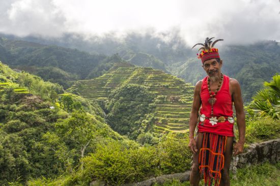 Circuit au nord de Luzon incluant une randonnée à Batad de Manille: Luzon Banaue Ifugao man
