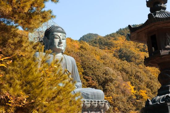 Circuit en voiture de location «L'éclat de la Corée du Sud» de Séoul: Big Buddha Monument of Sinheungsa Temple