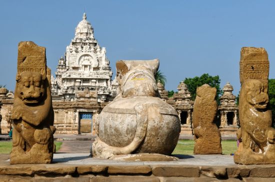 Höhepunkte Südindiens ab Chennai: Kanchipuram: Kailasanathar Temple