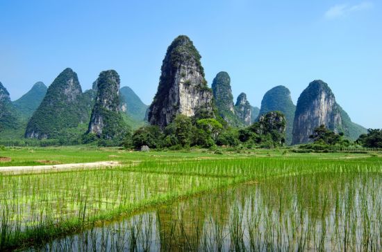 China für Geniesser mit Luxus-Kreuzfahrt auf dem Yangtze ab Peking: Yangshuo stunning countryside