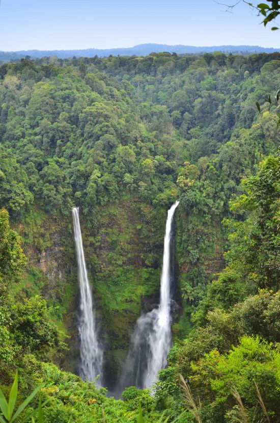 Traversée du sud du Laos à Angkor de Pakse: Champasak: Bolaven Tod Fane Waterfall