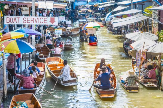 Erlebnis Südthailand ab Bangkok: Damnoen Saduak Floating Market