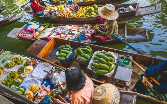 Erlebnis Südthailand ab Bangkok: Damnoen Saduak floating market