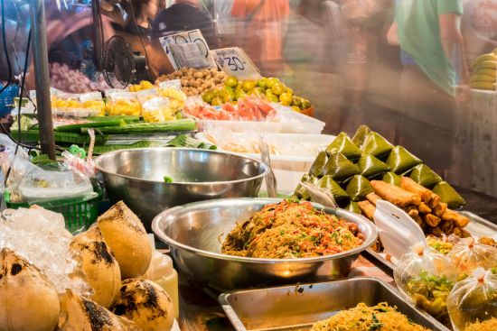 Mietwagen Rundreise in den Süden ab Bangkok: Traditional Street Food