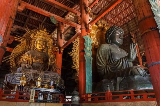 Höhepunkte Japans ab Tokio: Daibutsu with Kokuzo Bosatsu at Todaiji temple