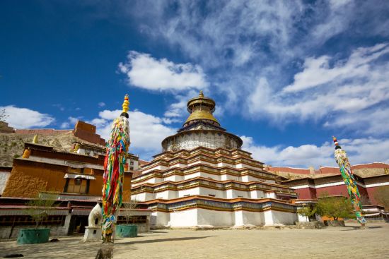 Avec le train du Tibet sur le toit du monde de Pékin: Gyantse Palcho Monastery 