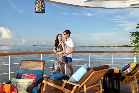 Flusskreuzfahrt auf der «Sanctuary Ananda» Mandalay-Bagan: Sanctuary Ananda Sun Deck Honeymoon