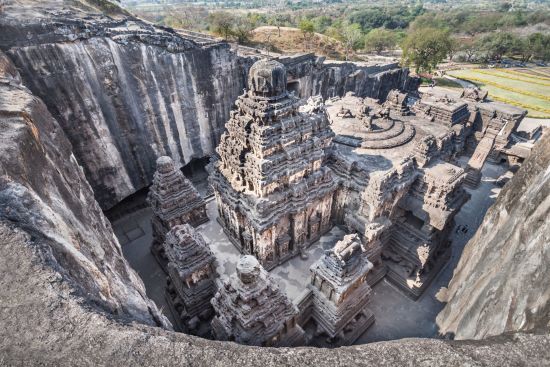 «The Deccan Odyssey» - Les Joyaux du Deccan de Mumbai: Ajanta caves near Aurangabad