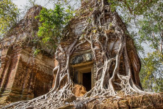 Traversée du sud du Laos à Angkor de Pakse: Koh Ker: The ruins of the old temples