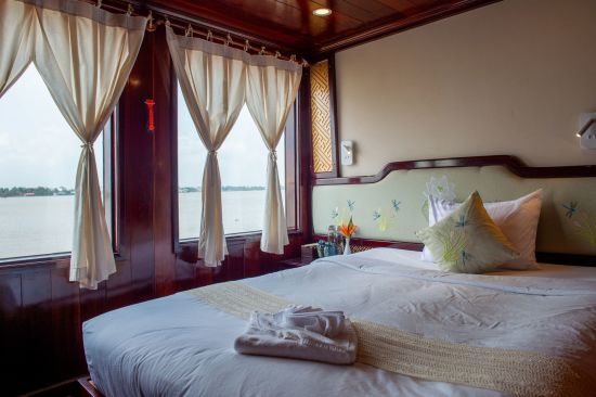 Mekong Delta Flusskreuzfahrten mit «Mekong Eyes» ab Saigon: Double Cabin