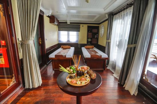 Halong Bucht Kreuzfahrten mit «The Au Co» ab Hanoi: wellness: Spa 