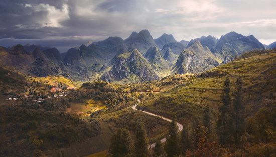Nord Vietnam sauvage de Hanoi: Beautiful Karst Plateau Dong Van