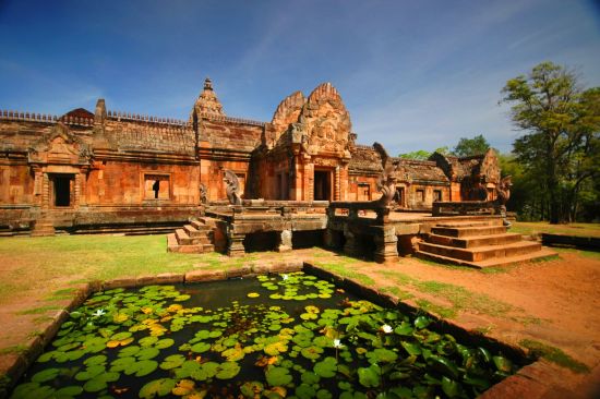 Unbekannter I-San ab Bangkok: Phanom rung national park in North East of Thailand