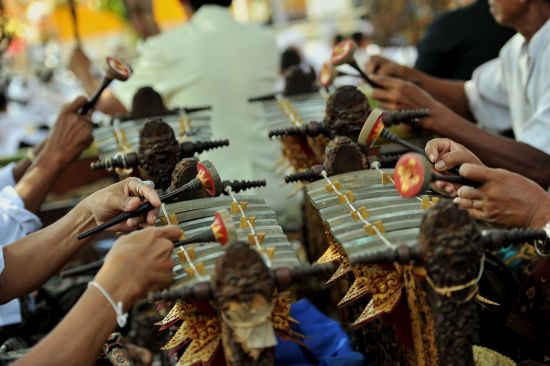 Natur & Traditionen in Balis Osten ab Südbali: Bali Gamelan Music Players