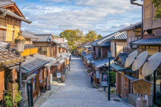 Circuit en groupe «Best of Japan» de Tokyo: Street view of Kyoto