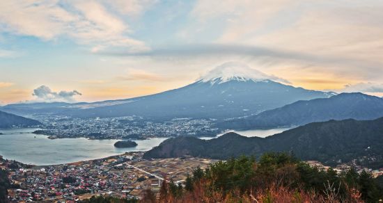 Circuit en groupe «Découverte active du nord du Japon» de Memanbetsu: Mt Fuji with lake Kawaguchiko