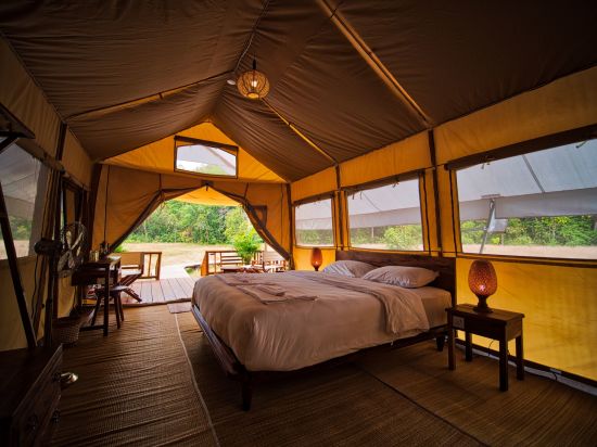 Cardamom Tented Camp - Entdeckertour ab Phnom Penh: room: Cardamom Tented Camp | Tent inside view