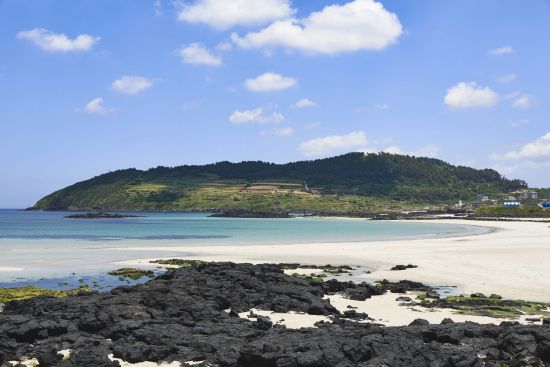 Les hauts lieux de la Corée du Sud de Séoul: Jeju Hamdeok Beach and Seoubong Peak