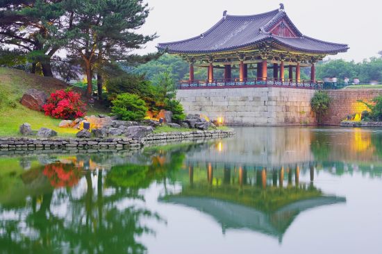 Les hauts lieux de la Corée du Sud de Séoul: Gyeongju: Anapji Pond 