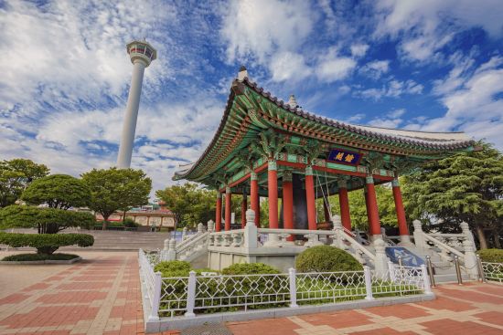La Corée du Sud compacte sur rails de Séoul: Pavilion Tower Busan