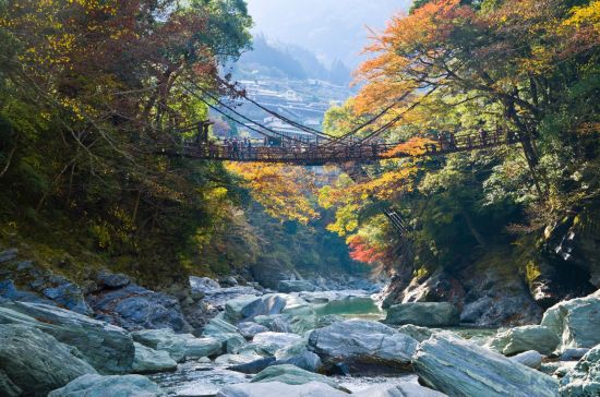 Mietwagen Rundreise «Magisches Shikoku» ab Osaka: Iya valley and Kazurabashi Vine Bridge