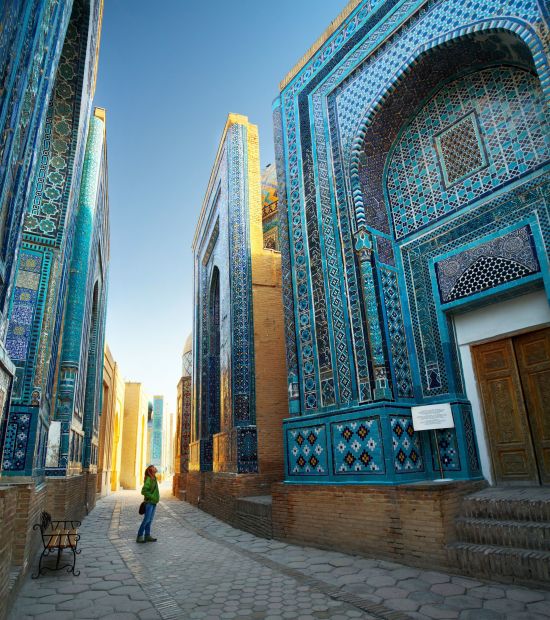 Découvrir la fabuleuse Route de la Soie en train de Tachkent: In den Gassen der Shohizinda-Nekropole in Samarkand