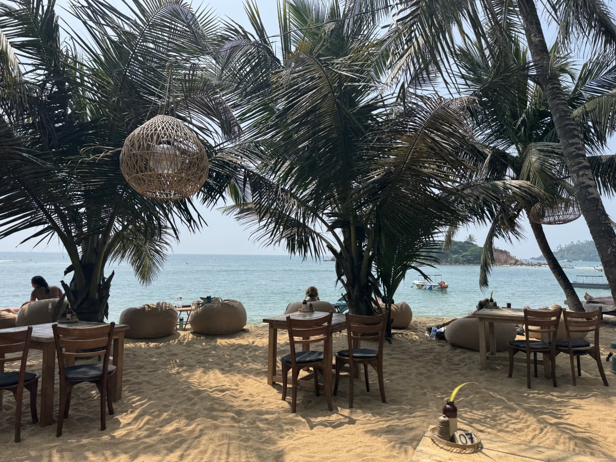 Strand Meer und Restaurant