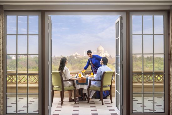 The Oberoi Amarvilas in Agra:  Breakfast
