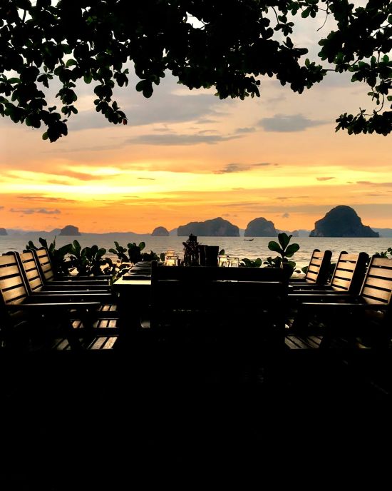 Tup Kaek Sunset Beach Resort à Krabi:  beach: f&b: Restaurant Sunset 