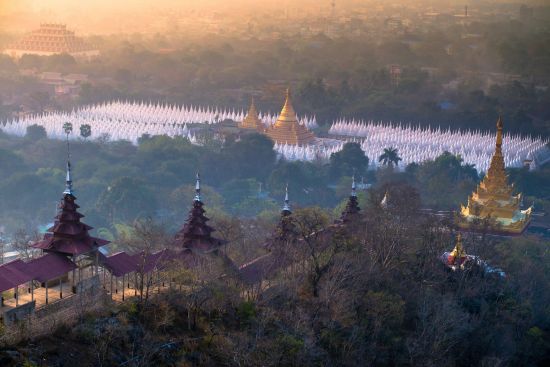 Myanmar - Land der Tempel und Pagoden ab Yangon: Mandalay Hill