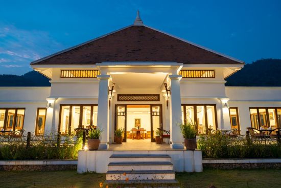 Au fil du Mékong cap à Chiang Mai de Luang Prabang: Le Grand Pakbeng Resort | Restaurant